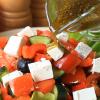 Салат «Греческий» с бальзамическим уксусом – рецепты Греческий салат можно заправлять подсолнечным маслом