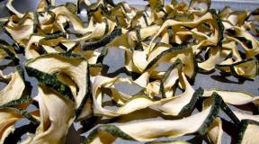Салат-гарнир из сушеных кабачков по-итальянски (Come la pasta ala Mezzogiorno) Что можно приготовить с сушеных кабачков