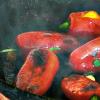 Перец жареный в масле с чесноком и стручками Приготовить болгарский перец на сковороде с чесноком